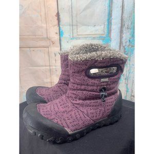 Bogs SMOC DASH Dura Fresh  Kids Youth US4 Purple  Fabric Upper Balance Man Made